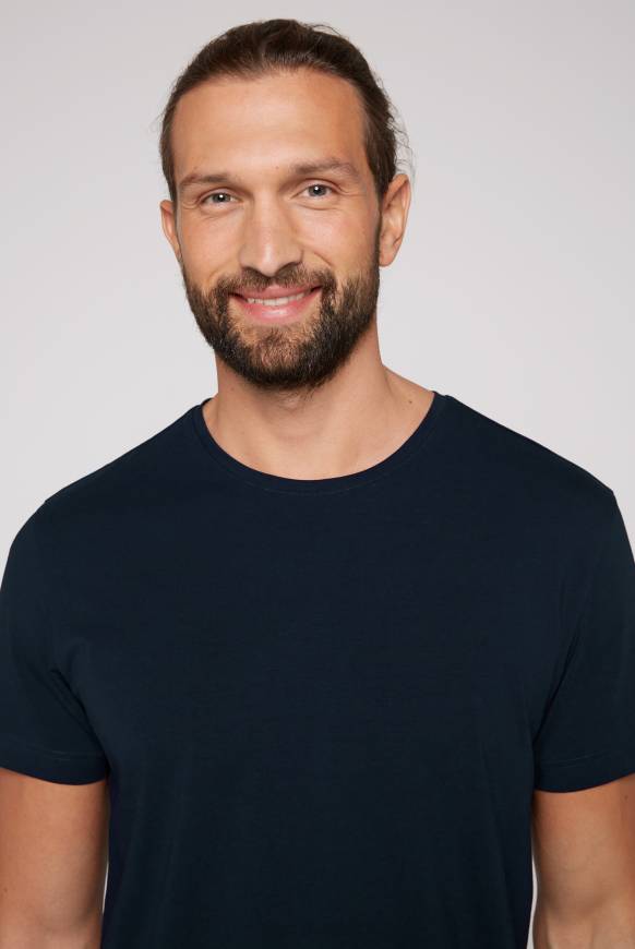 Soccx Basic T-Shirt mit Rundhalsausschnitt, Doppelpack blue navy / blue navy Letzte 2 Tage