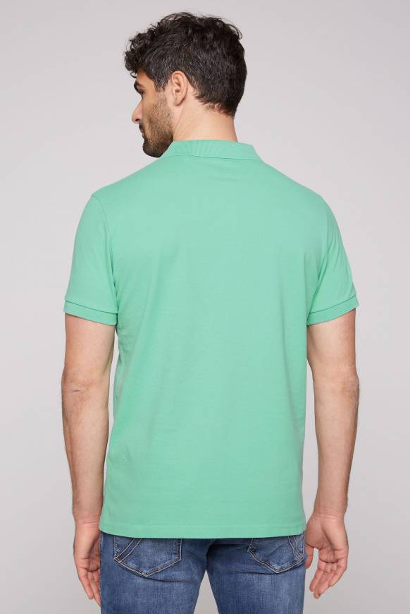 Soccx Pikee-Poloshirt mit Sailing Print sea green L Speichern exportieren