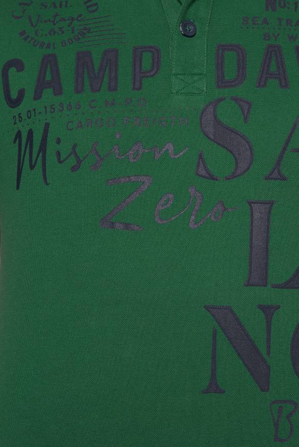 Soccx Pikee-Poloshirt mit Sailing Print raw green Black Friday Preise