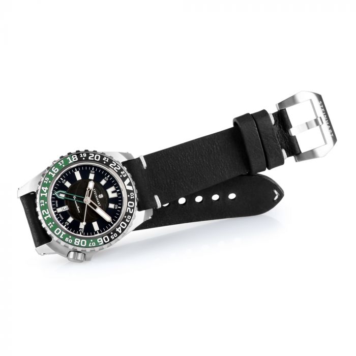 Steinhart TRAVELLER GMT green Taucheruhr Osterangebot