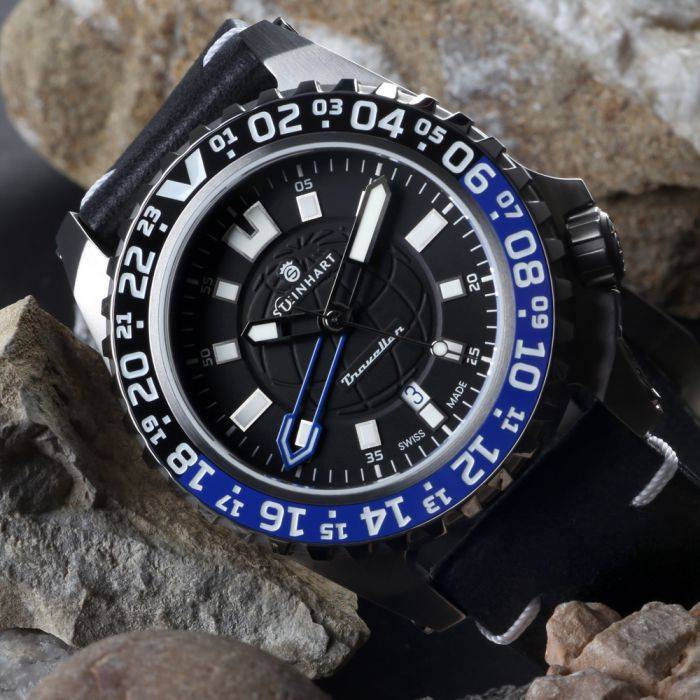 Steinhart TRAVELLER GMT blue Taucheruhr Muttertagsangebot