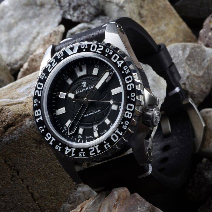 Steinhart TRAVELLER GMT black Taucheruhr Saisonale Angebote