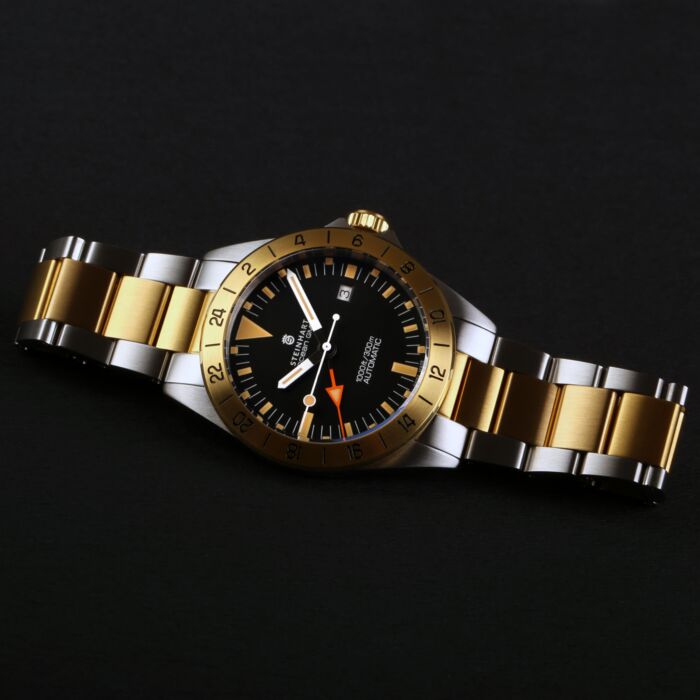 Steinhart Ocean One vintage GMT two-tone Tägliche Deals