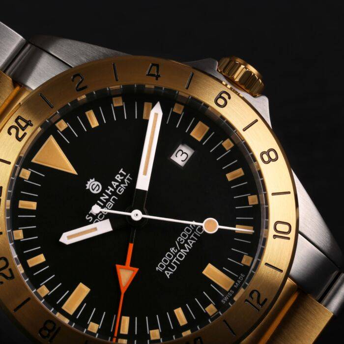 Steinhart Ocean One vintage GMT two-tone Tägliche Deals
