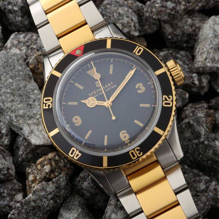 Steinhart Ocean One Vintage two-tone Taucheruhr Super Sparpreis