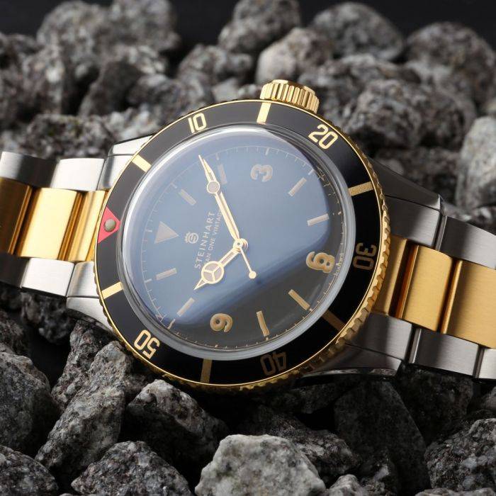 Steinhart Ocean One Vintage two-tone Taucheruhr Super Sparpreis