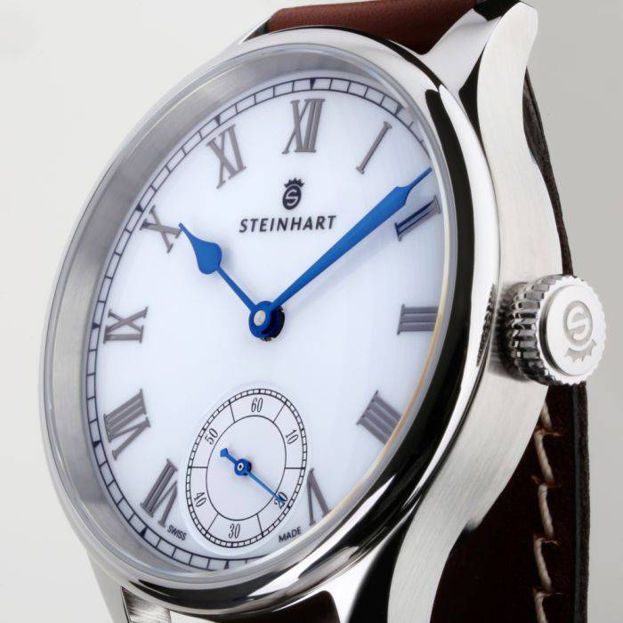 Steinhart MARINE CHRONOMETER 42 white roman Nur für heute