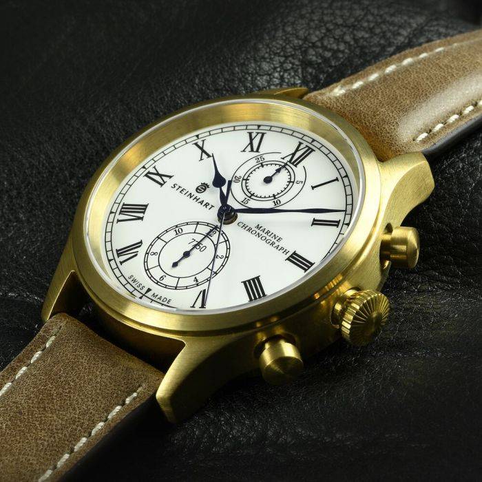 Steinhart Marine-Chronograph Bronze Premium Römisch Nur noch ein Tag übrig