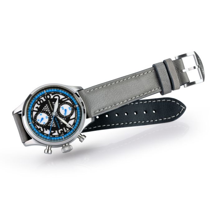 Steinhart NAV.B-CHRONO 42 SKELETON blue Fabrikladen