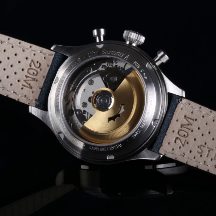 Steinhart Pilot Chronograph 42 blue SUMMER EDITION Kostenloser Versand