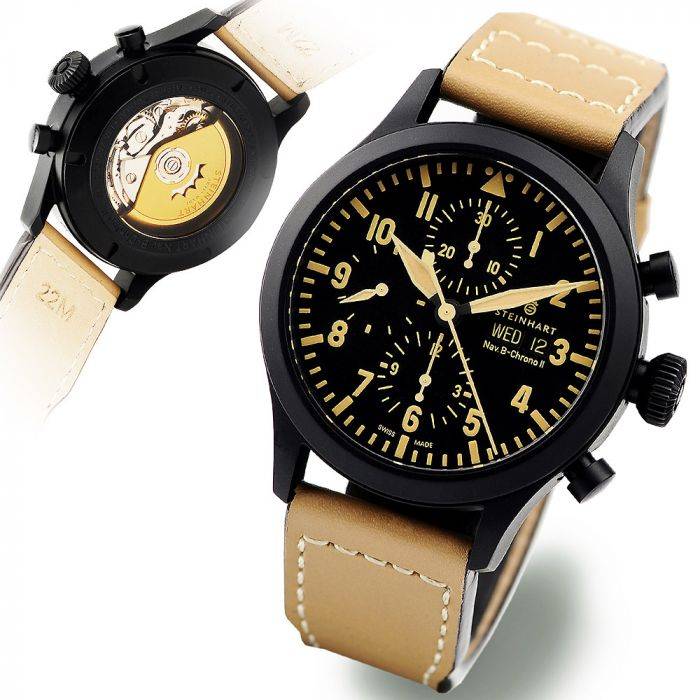 Steinhart Nav B Chrono II Black DLC Sonderangebot