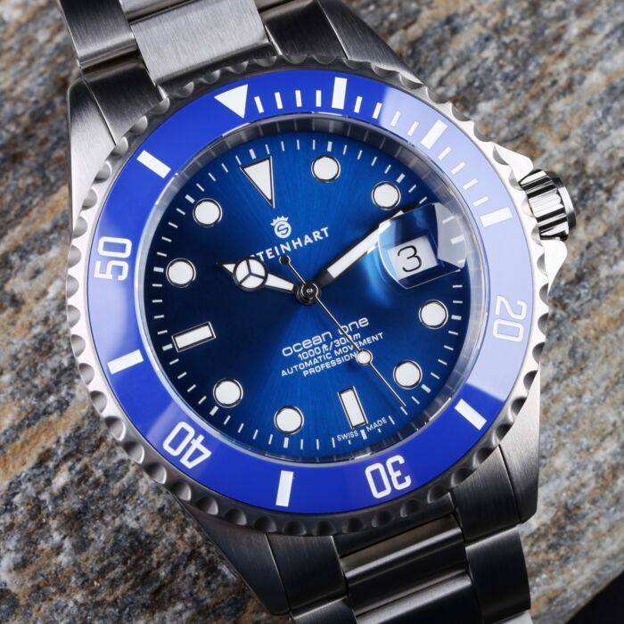 Steinhart Ocean One premium BLUE Ceramic Taucheruhr Saisonale Angebote