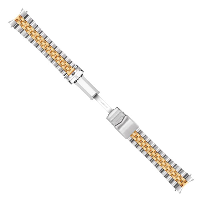 Steinhart Stahlband für Ocean 39 bicolor 20x16 5-reihig satiniert inkl. Bandanstöße 2025