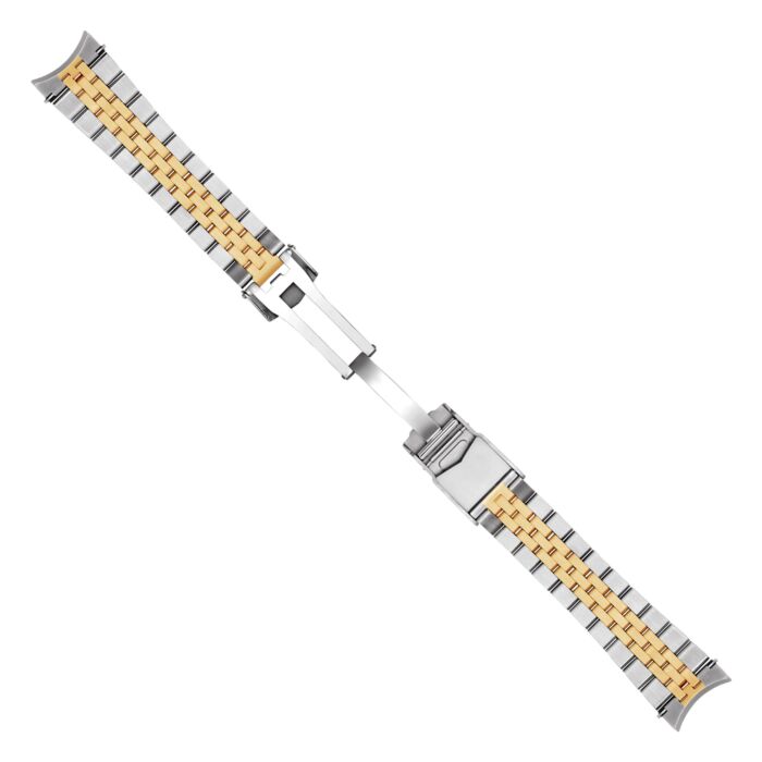 Steinhart Stahlband für Ocean 39 bicolor 20x16 5-reihig satiniert inkl. Bandanstöße 2025