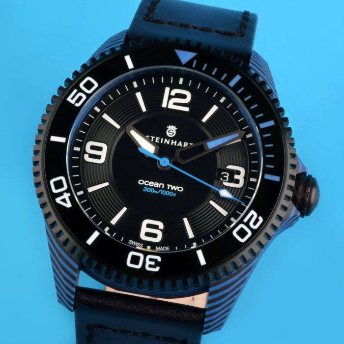 Steinhart Ocean 2 premium Carbon Blue Taucheruhr Fabrikverkauf