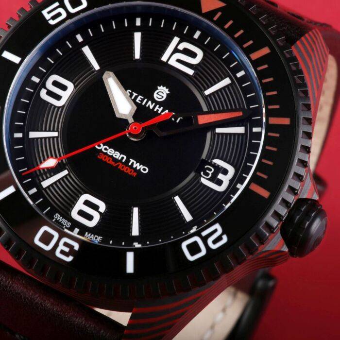 Steinhart Ocean 2 premium Carbon Red Taucheruhr Meist gekauft