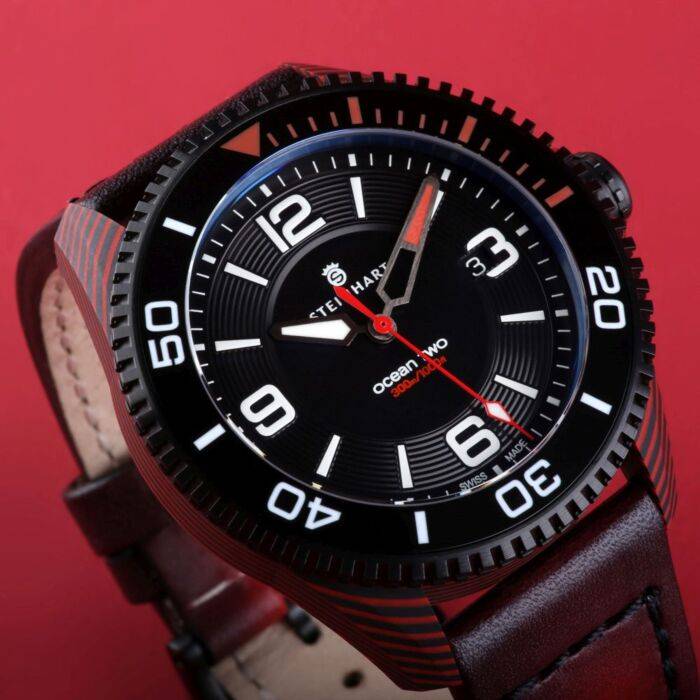 Steinhart Ocean 2 premium Carbon Red Taucheruhr Meist gekauft
