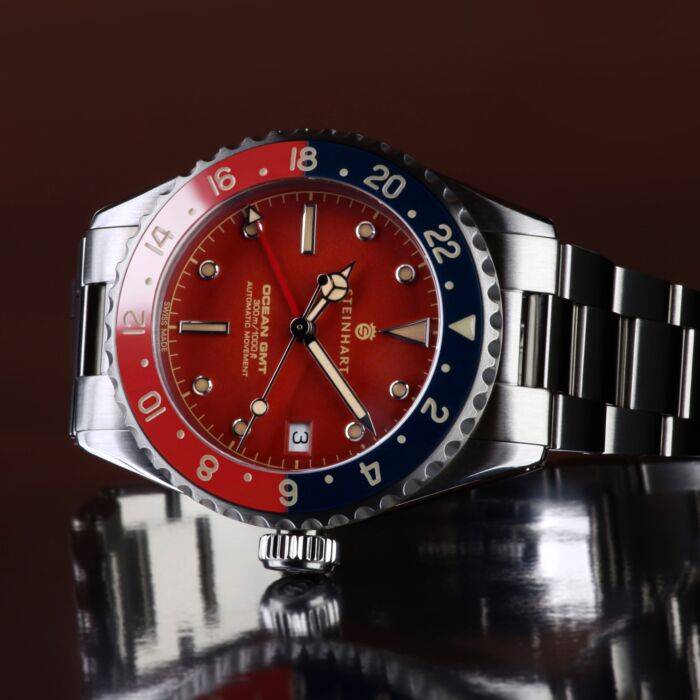 Steinhart Ocean 39 vintage GMT premium red ceramic Blitzverkäufe