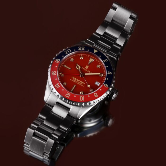 Steinhart Ocean 39 vintage GMT premium red ceramic Blitzverkäufe