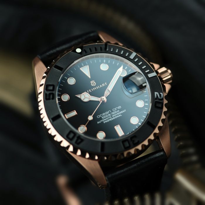 Steinhart Ocean 39 PINK-GOLD Ceramic Taucheruhr Fabrik Onlineshop