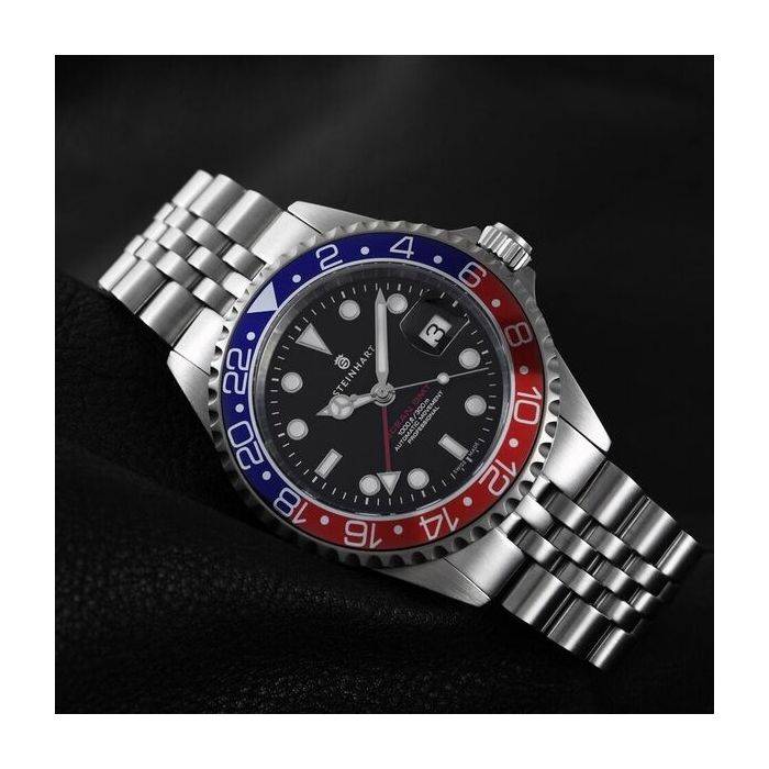 Steinhart Ocean One GMT BLUE-RED.2 Taucheruhr Versandkostenfrei
