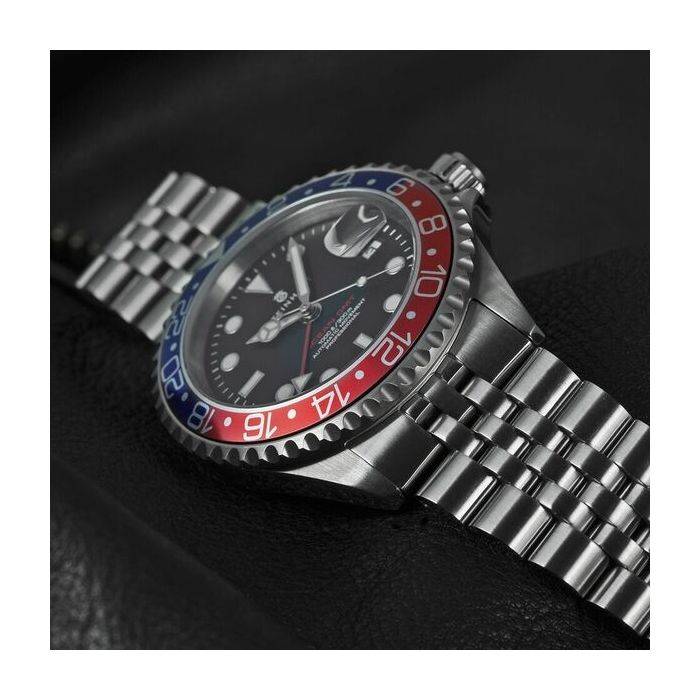 Steinhart Ocean One GMT BLUE-RED.2 Taucheruhr Versandkostenfrei