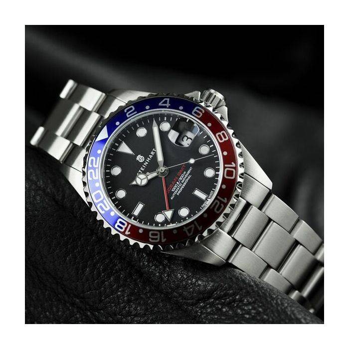 Steinhart Ocean 39 GMT BLUE-RED Taucheruhr Flash Sale