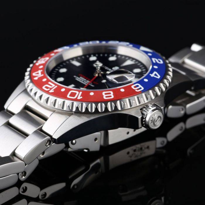 Steinhart Ocean One GMT BLUE-RED Ceramic Taucheruhr Begrenztes Angebot