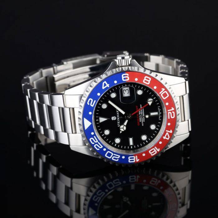 Steinhart Ocean One GMT BLUE-RED Ceramic Taucheruhr Begrenztes Angebot