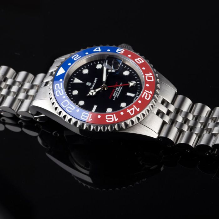 Steinhart Ocean One GMT BLUE-RED. 2 Ceramic Taucheruhr Exklusivangebot
