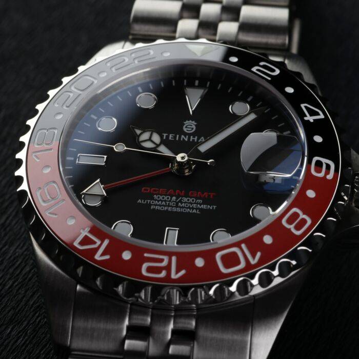Steinhart Ocean 39 GMT.2 BLACK-RED Ceramic Taucheruhr Black Friday
