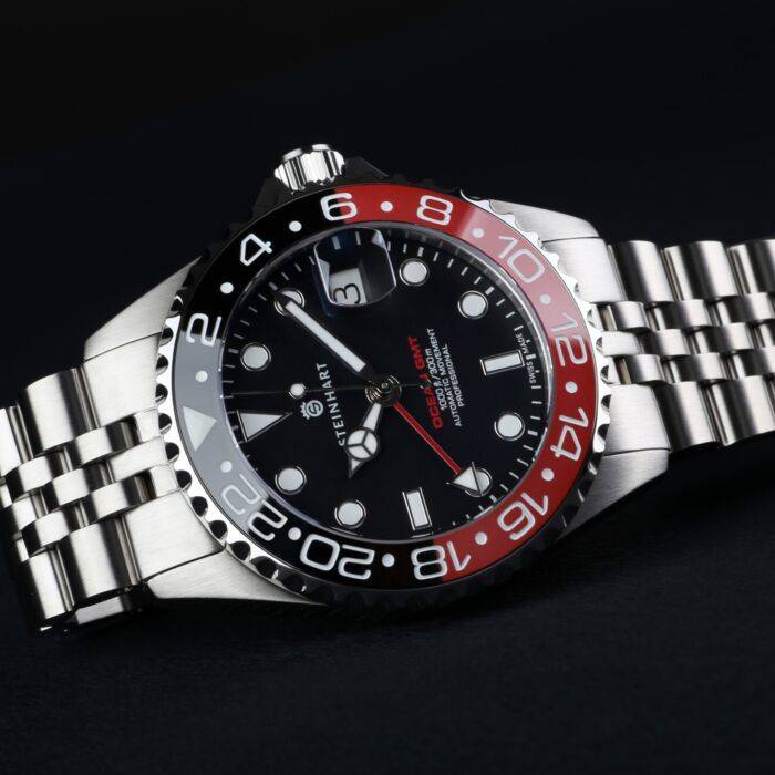 Steinhart Ocean 39 GMT.2 BLACK-RED Ceramic Taucheruhr Black Friday