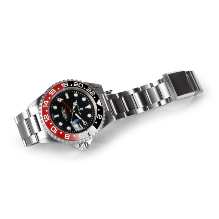 Steinhart Ocean One GMT BLACK-RED Ceramic Taucheruhr Valentinstagsangebot