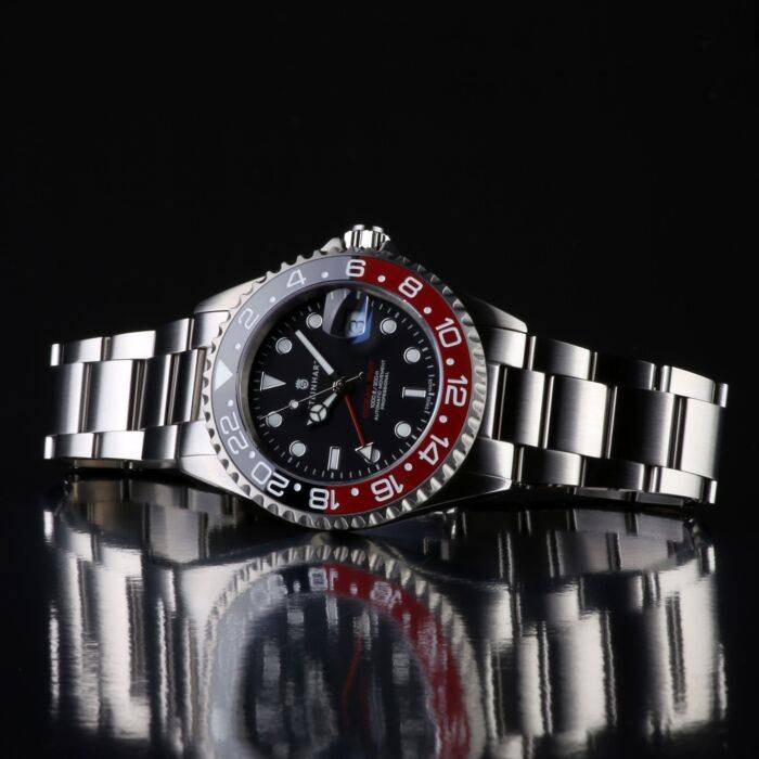 Steinhart Ocean One GMT BLACK-RED Ceramic Taucheruhr Valentinstagsangebot