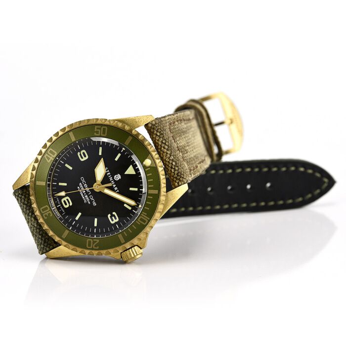Steinhart Ocean One Bronze GREEN Taucheruhr Räumungsverkauf