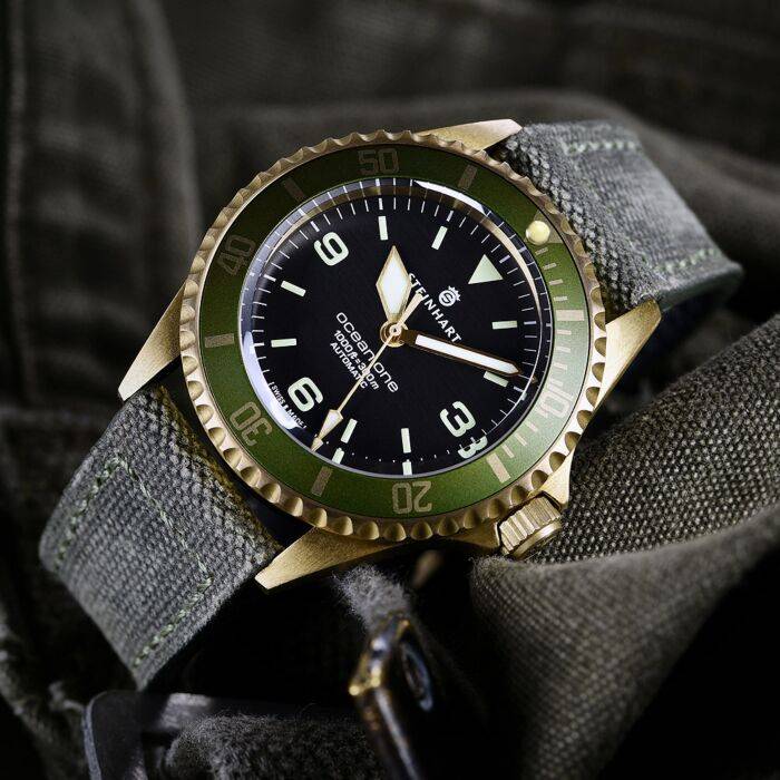Steinhart Ocean One Bronze GREEN Taucheruhr Räumungsverkauf