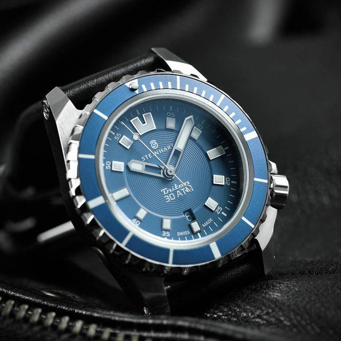 Steinhart Triton 30 ATM BLUE Taucheruhr Tiefpreis