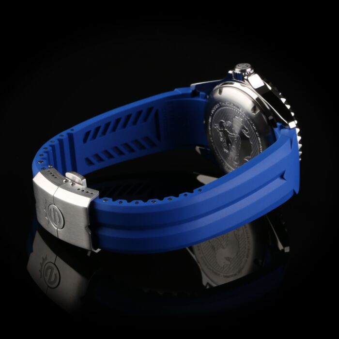 Steinhart Kautschukband blau 22x18 mm für Ocean 42 und Ocean 44 mit Schließe Stahl Valentinstagsangebot