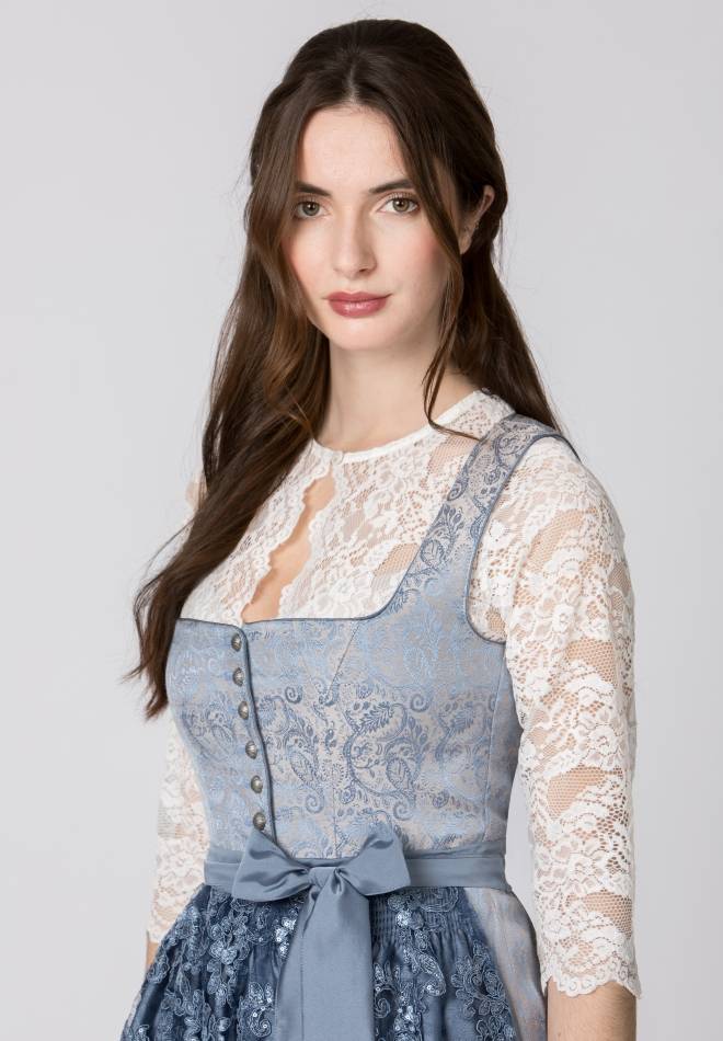 Stockerpoint Dirndl Sidonia rauchblau 32 Jubiläumsangebot
