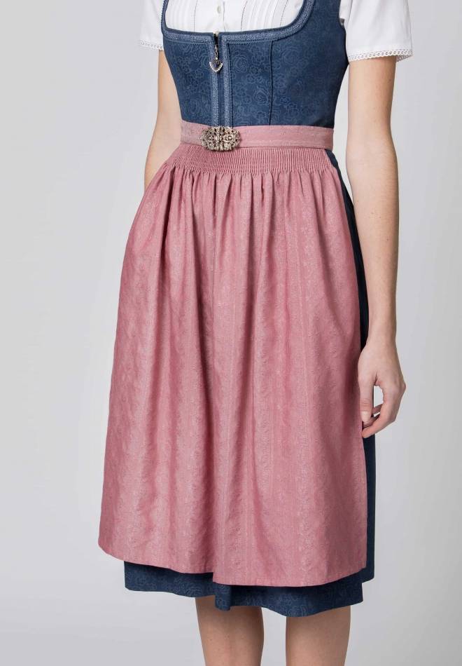 Stockerpoint Dirndl Roseline blau-altrosa 30 Kostenlose Rückgabe