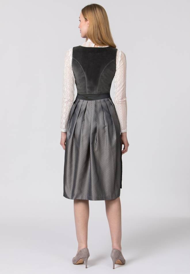 Stockerpoint Dirndl Gloria graphit 44 Im Verkauf
