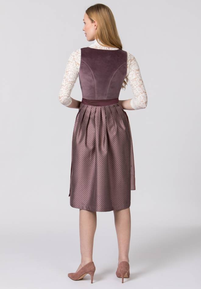 Stockerpoint Dirndl Malve aubergine 44 50% Rabatt für begrenzte Zeit