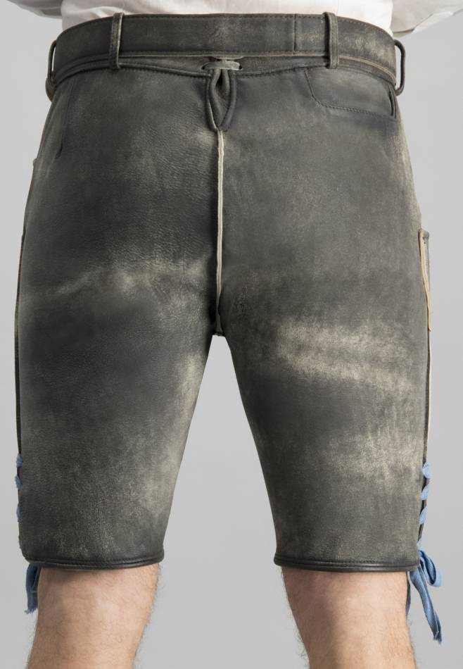 Stockerpoint Hose Bayern Bua grau antik gespeckt 42 Fabrikpreis