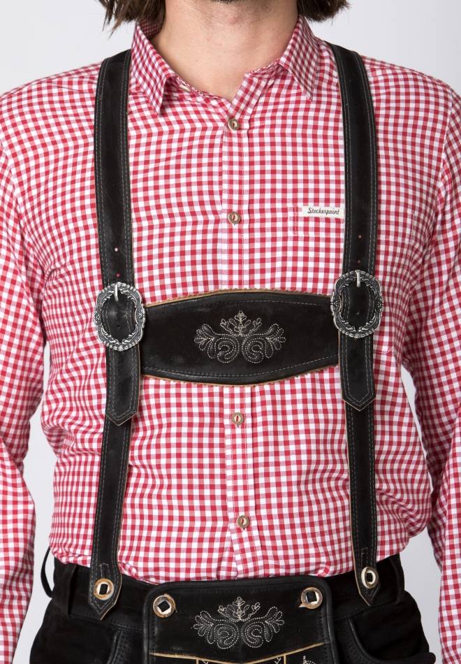 Stockerpoint Hose Beppo4 schwarz gespeckt 44 Versandkostenfrei