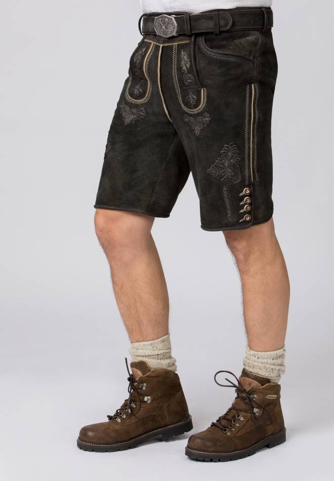 Stockerpoint Lederhose Bertl graphit gespeckt 44 Muttertagsangebot