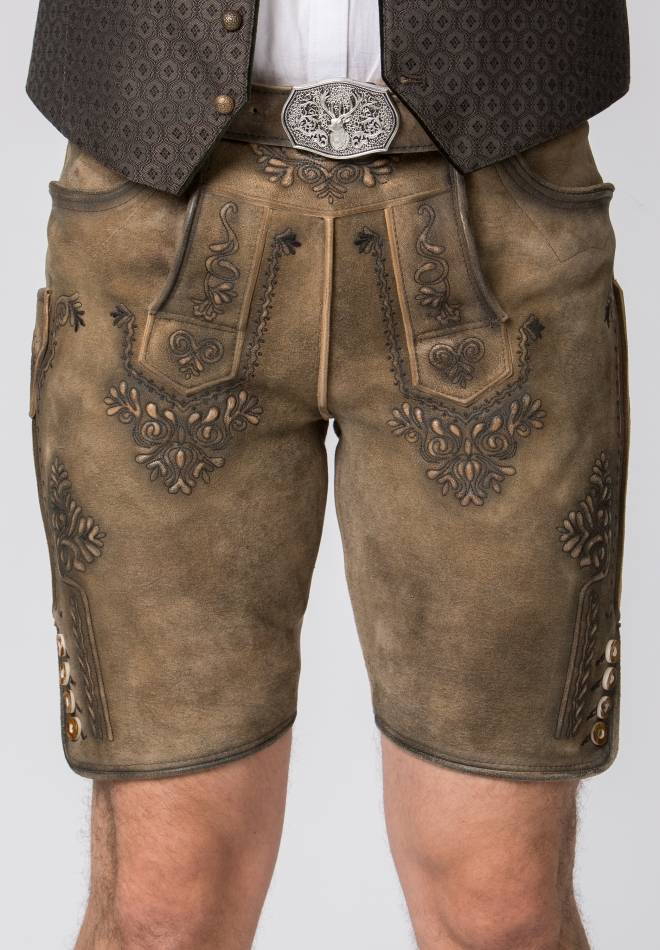 Stockerpoint Lederhose Artur ahorn gespeckt 44 Neuheiten