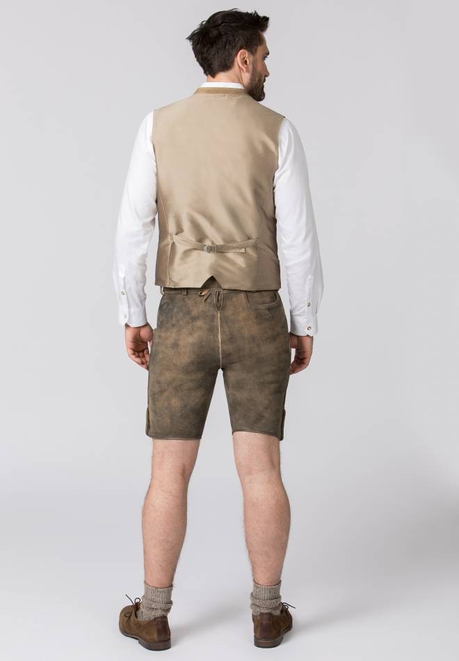 Stockerpoint Lederhose Bastian kiesel gespeckt 44 VIP-Rabatte
