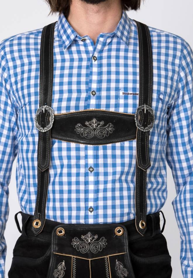 Stockerpoint Hose Justin4 schwarz gespeckt 44 Bis zu 60% Rabatt