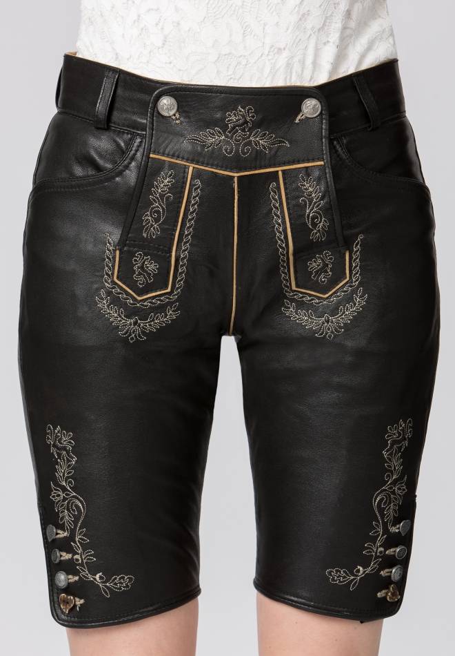 Stockerpoint Hose Roxanne black nappa 36 Kostenloser Versand international