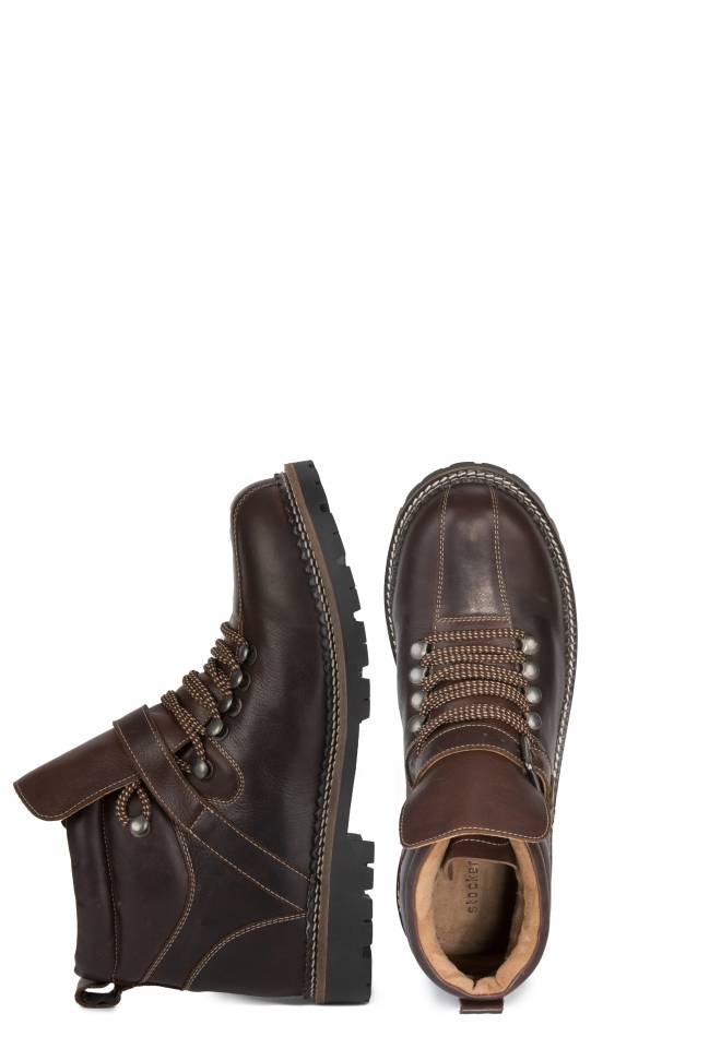 Stockerpoint Trachtenstiefel Tiago dunkelbraun gespeck 40 Flash Sale